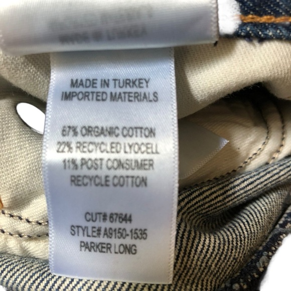 AGOLDE Parker Long Low Slung Vintage Straight Jeans Wash Size 23 NWT NEW - Picture 14 of 15